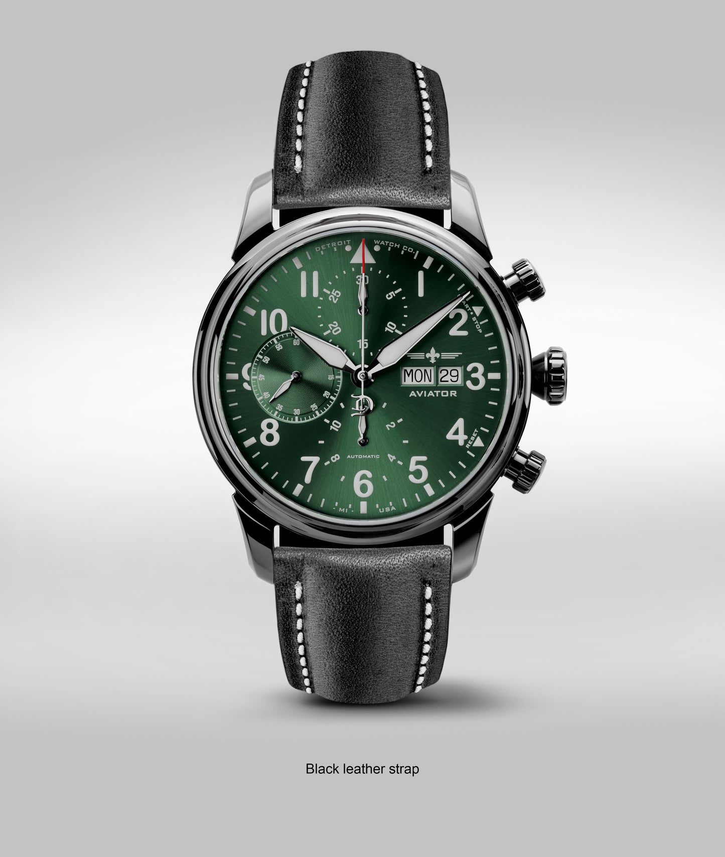 42mm Aviator Chrono DLC Exhibition