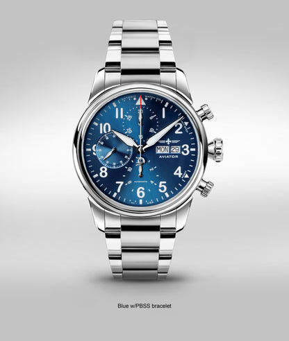42mm Aviator Power Reserve Exhibition