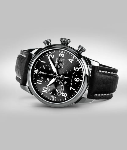 42mm Aviator Chrono DLC Exhibition