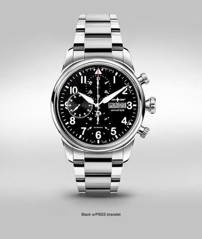 42mm Aviator Power Reserve Exhibition
