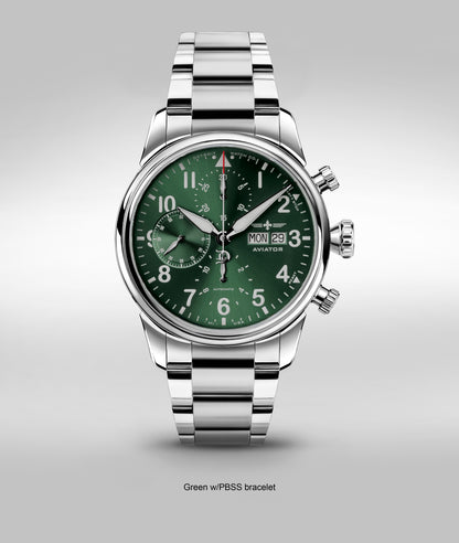 42mm Aviator Power Reserve Exhibition