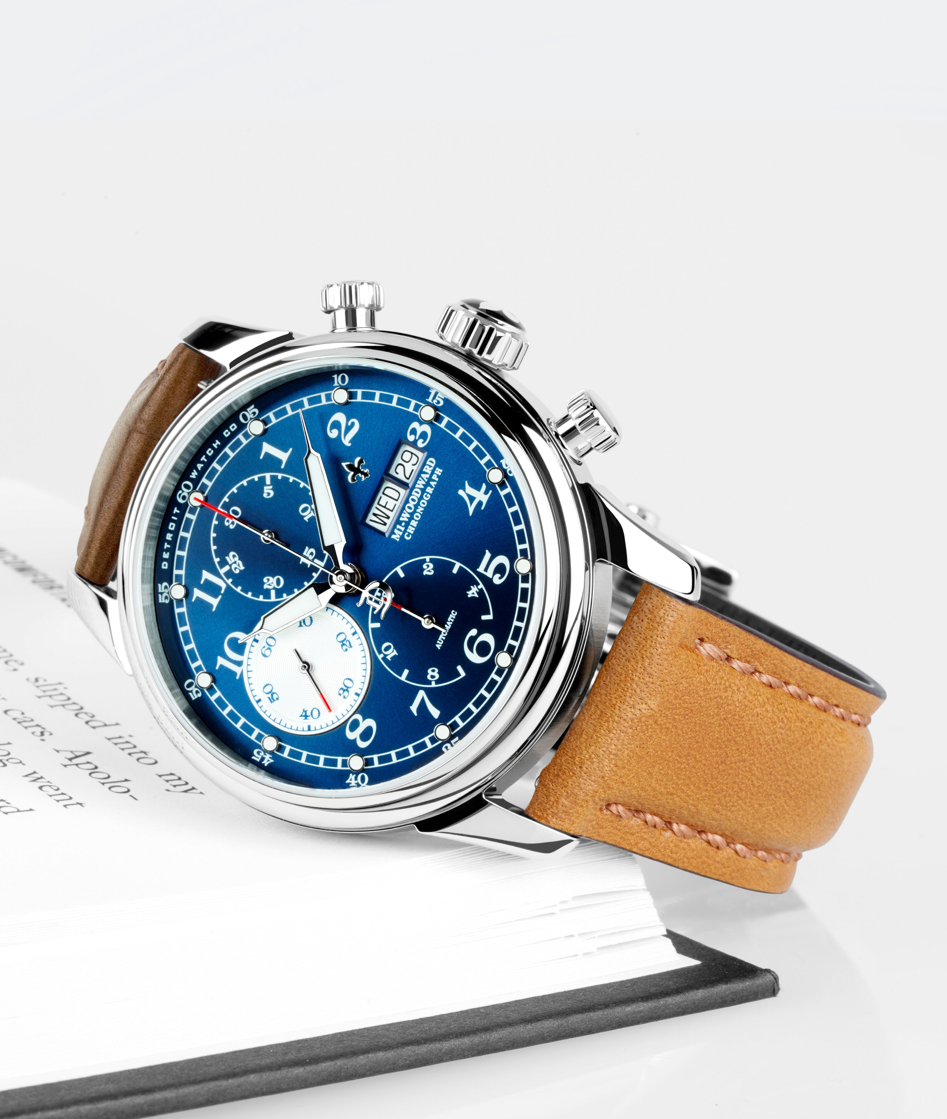 42mm M1-Woodward® Classic Chronograph Exhibition – DWC, LLC.