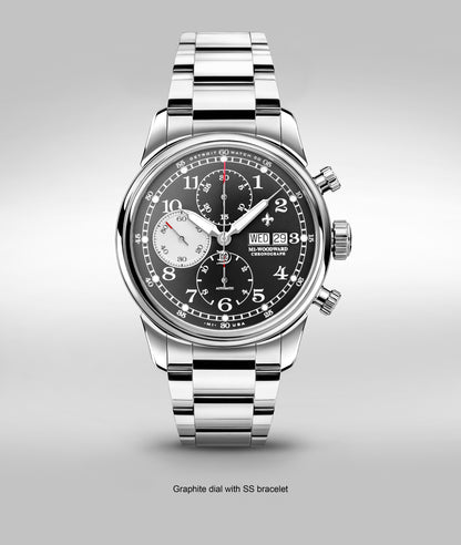 42mm M1-Woodward® Classic Chronograph Exhibition