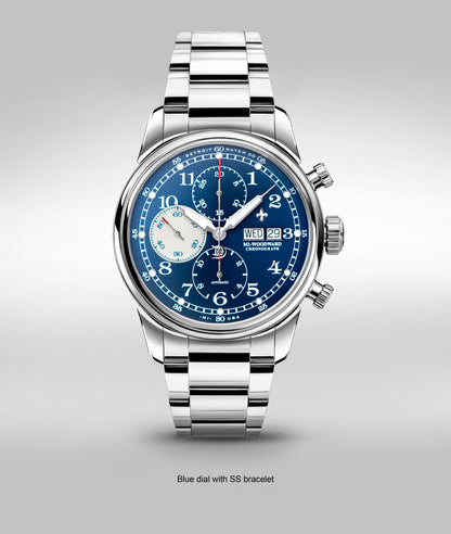 42mm M1-Woodward® Classic Chronograph Exhibition