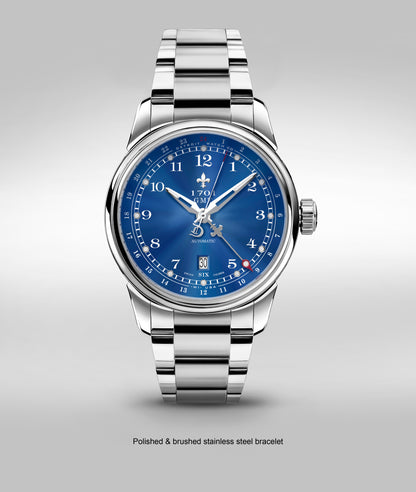 42mm 1701 Pontchartrain® GMT Dual Timezone Exhibition