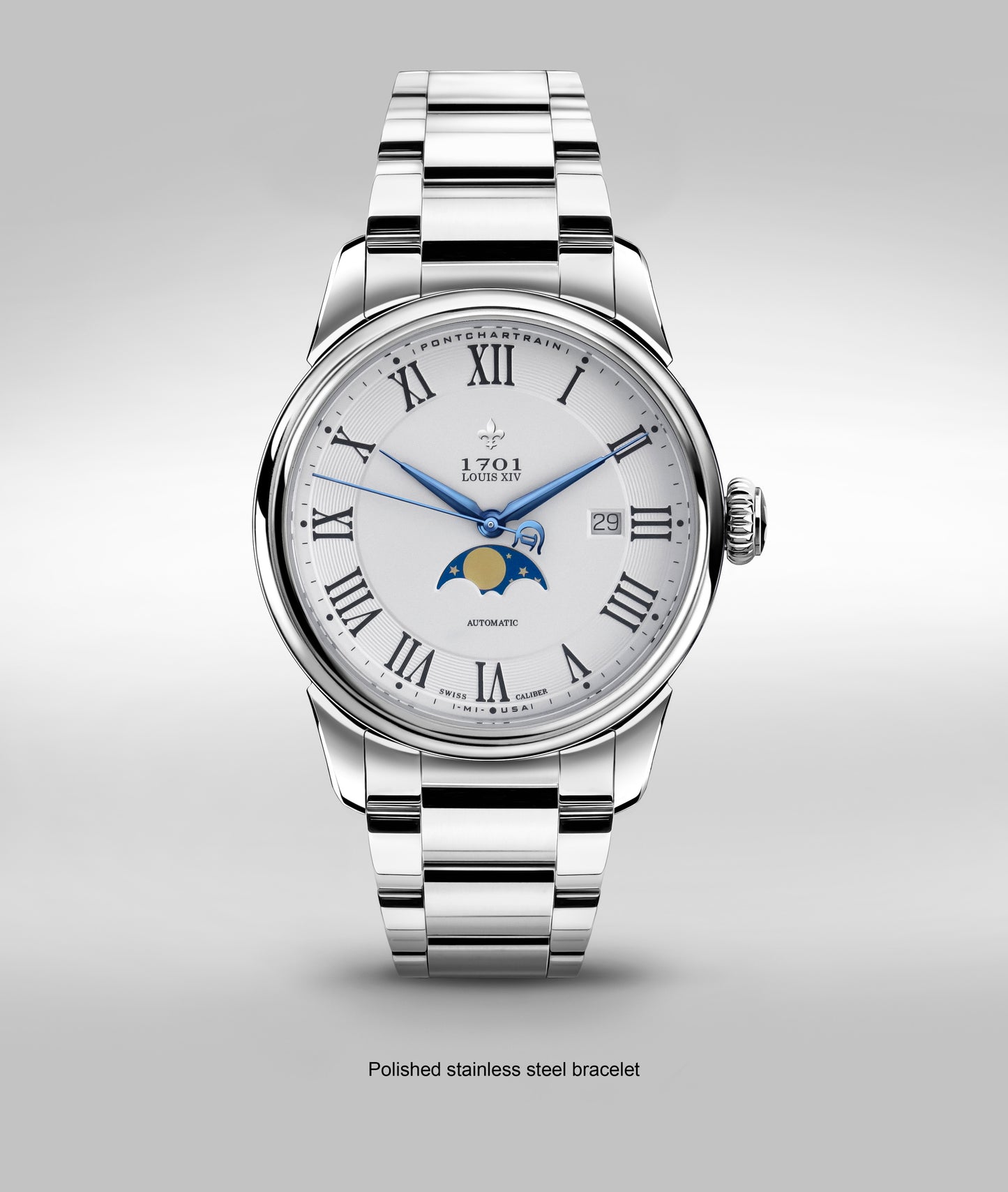 42mm Pontchartrain Louis XIV Moonphase Exhibition