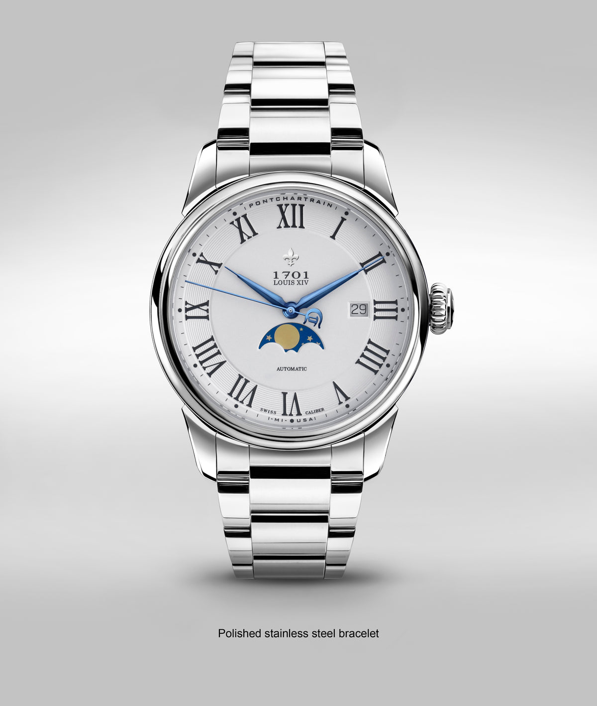 42mm Pontchartrain Louis XIV Moonphase Exhibition