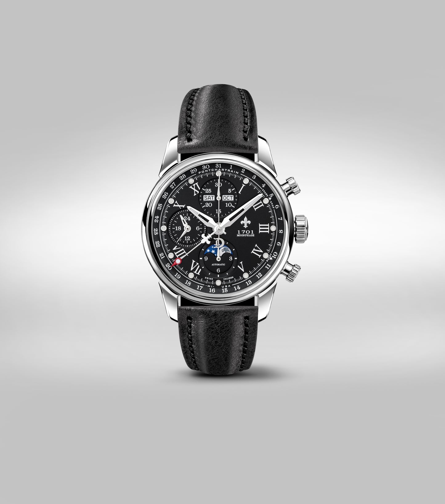 42mm 1701 Chrono Moonphase Exhibition