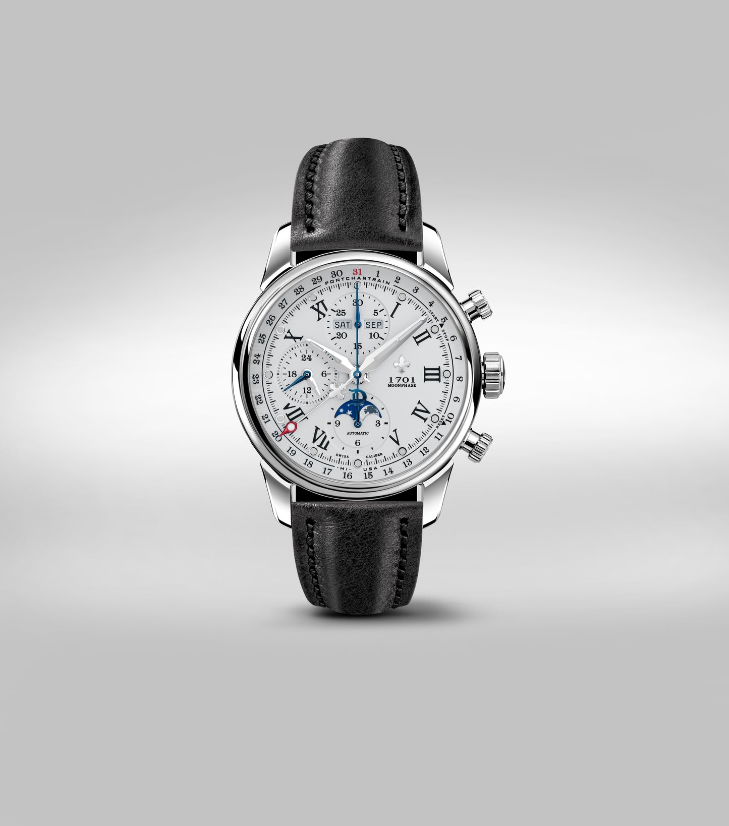 42mm 1701 Chrono Moonphase Exhibition