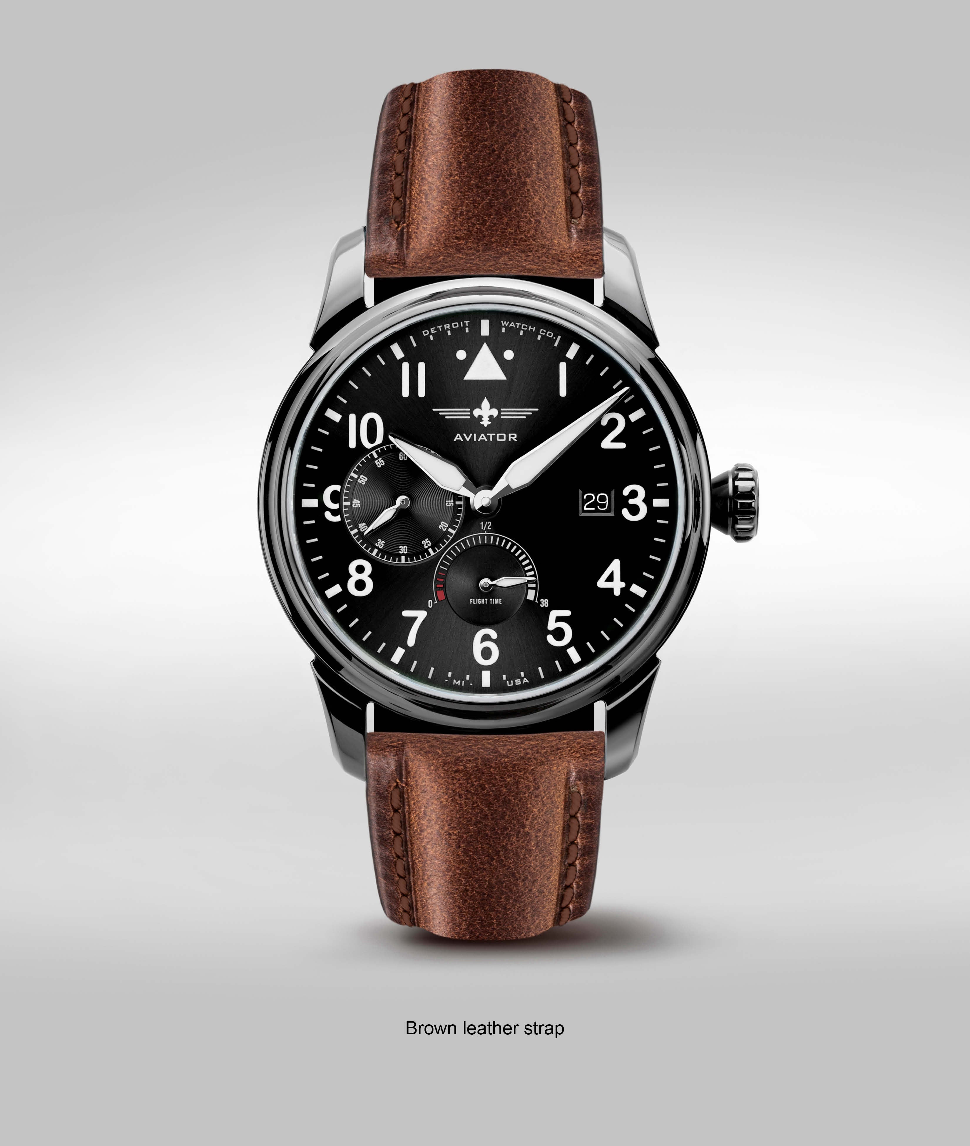 American aviator fashion watch