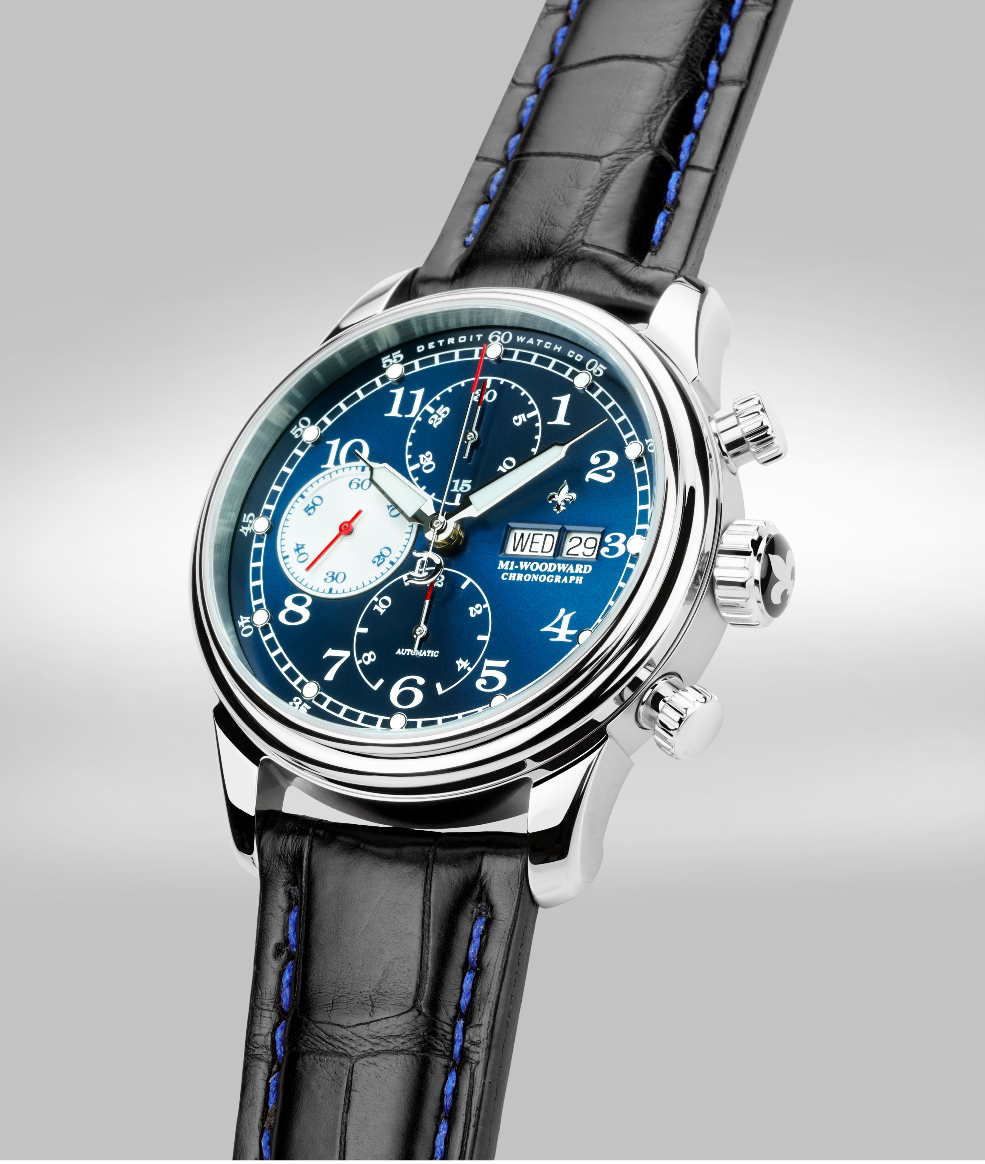 42mm M1-Woodward® Classic chronograph