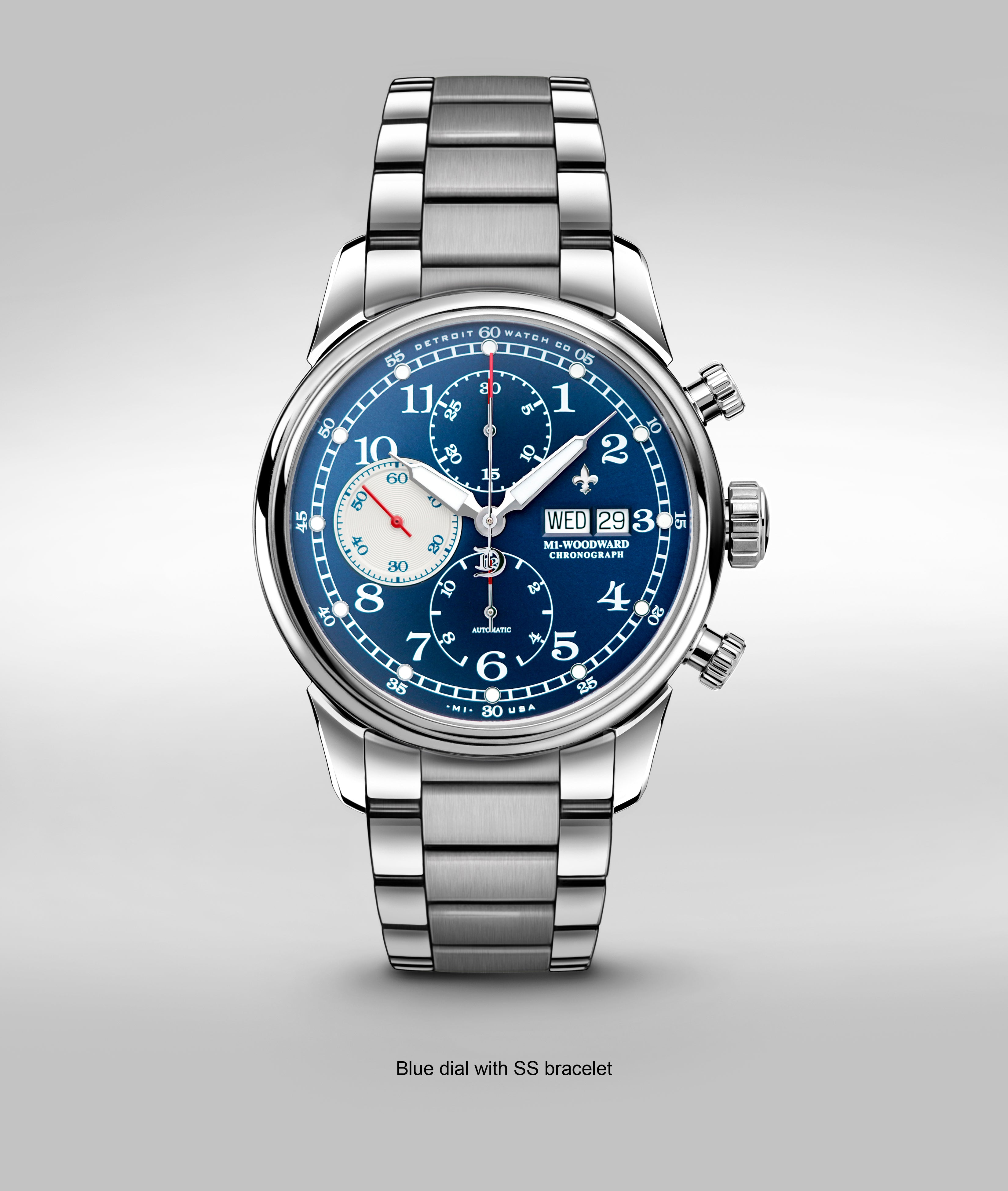 42mm M1-Woodward® Classic chronograph