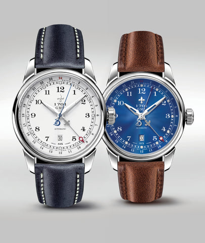 TIFFANY & CO. Dual-Time SS Watch w/ Two Time Zones