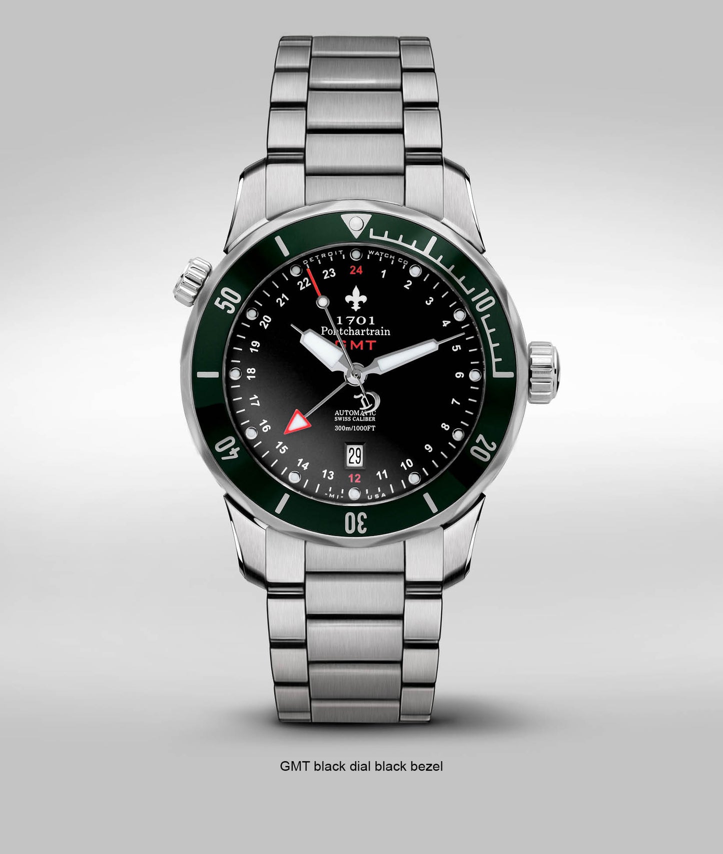 43mm 1701 Pontchartrain® Great Lakes Edition GMT Diver