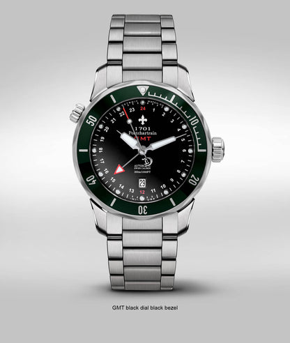 43mm 1701 Pontchartrain® Great Lakes Edition GMT Diver